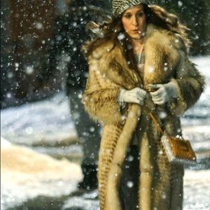 Faux fur xl coat bought at vintage shop!